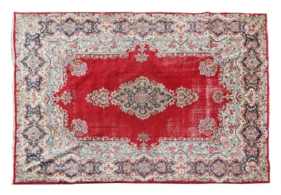 Lot 334 - An Agra pattern carpet