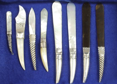 Lot 211 - Eight letter openers