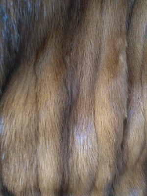 Lot 236 - A brown mink fur jacket