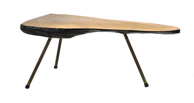 Lot 188 - An elm trunk coffee table