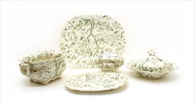 Lot 316 - A collection of Victorian pearlware dinner wares
