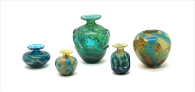 Lot 244 - A collection of Mdina glass vases