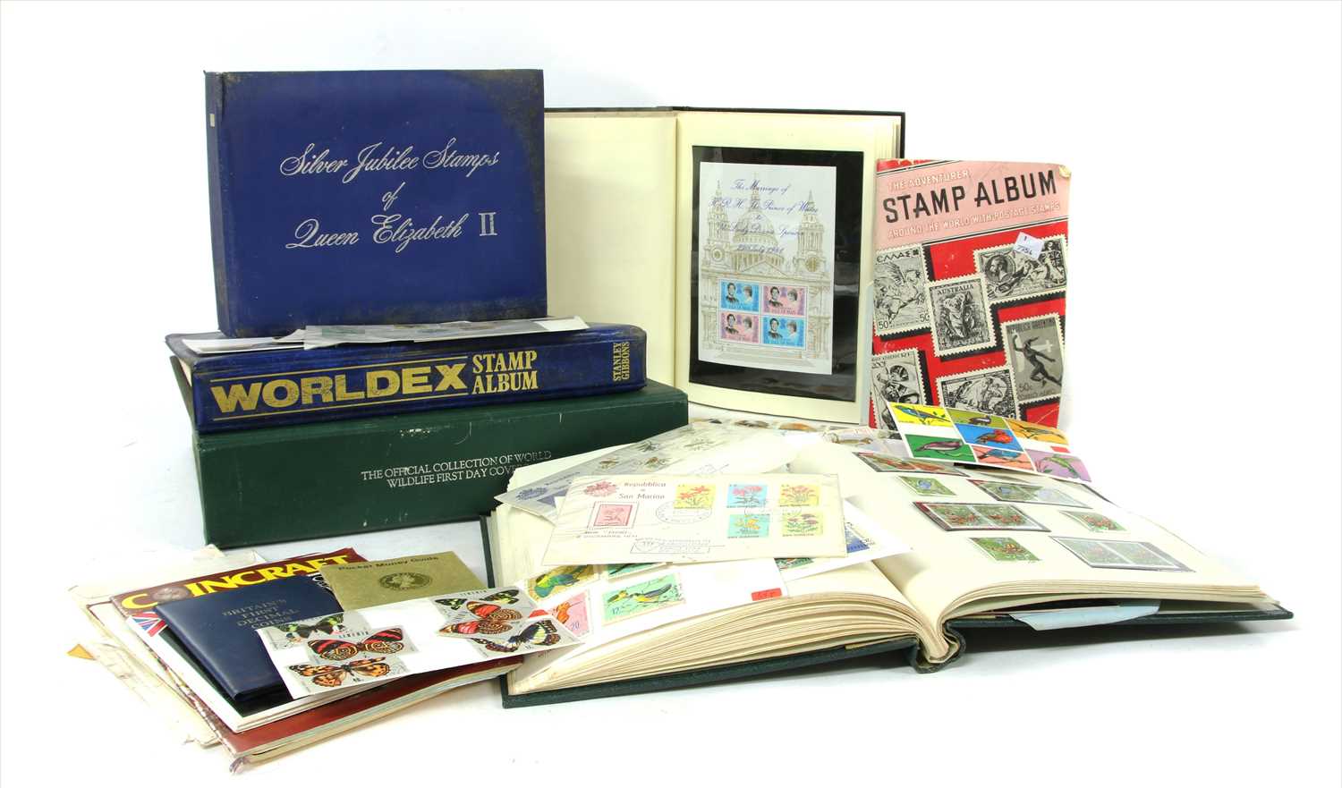 Lot 108 - Five albums of mixed world stamps