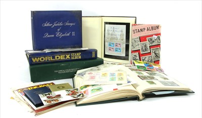 Lot 108 - Five albums of mixed world stamps