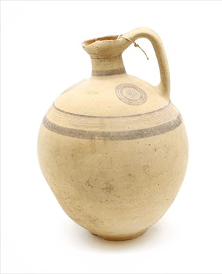 Lot 229 - A Cypro- Archaic globular bellied flask