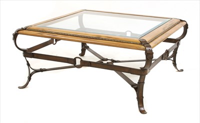 Lot 549A - A modern square coffee table