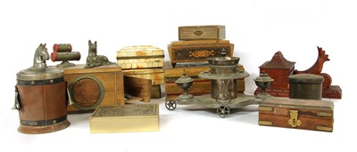 Lot 157 - A collection of cigarette stands and boxes