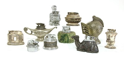 Lot 164 - A large collection of mixed novelty and other table lighters