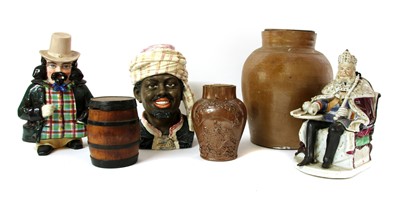 Lot 145 - A collection of stoneware tobacco jars