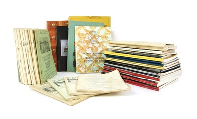 Lot 177 - A collection of smoking advertising material and sale catalogues