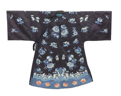 Lot 97 - A Chinese embroidered robe