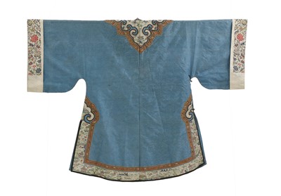 Lot 102 - A Chinese embroidered robe