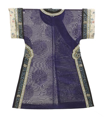 Lot 103 - A Chinese embroidered summer robe