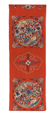 Lot 107 - Three Chinese embroidered textiles