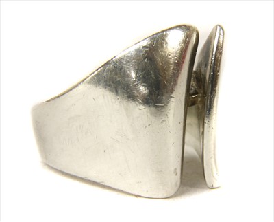 Lot 112 - A Georg Jensen sterling silver ring