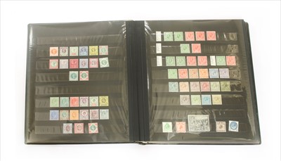 Lot 18 - GB stock book with QV to early QEII