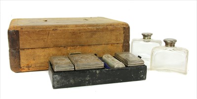 Lot 226 - An early Victorian travelling vanity case