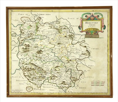 Lot 384 - A map of Herefordshire