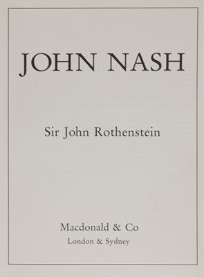 Lot 10 - Eight books on John and Paul Nash
