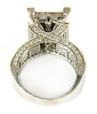 Lot 69 - A white gold diamond ring