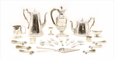 Lot 336 - A quantity of silver plated items