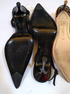 Lot 1052 - A pair of Sophia Webster 'Daria' sling-back sandals
