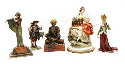 Lot 293 - A group of ceramic figures