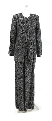 Lot 1060 - A Jean Muir silk trouser suit
