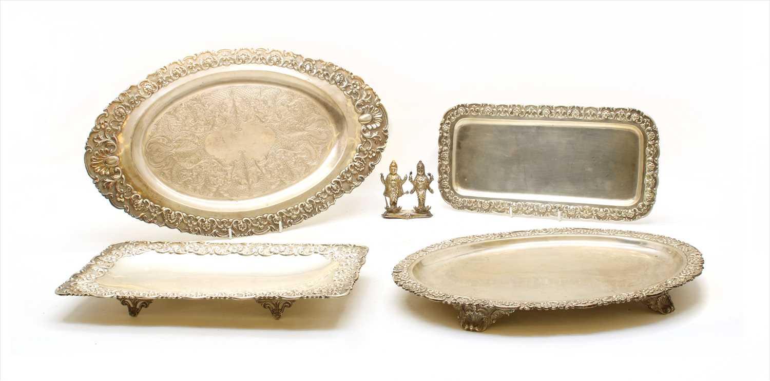 Lot 291 - A quantity of silver serving dishes