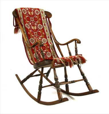 Lot 567 - A Swedish rocking chair