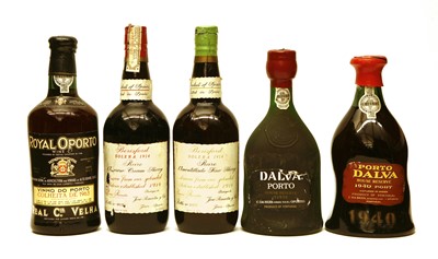 Lot 291 - Assorted Port and Sherry: to include Jose Pemartin, Berisford Solera, 1914 and four other bottles