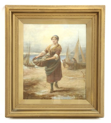 Lot 346 - English School (19th Century), Bringing home the catch, watercolour