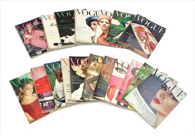 Lot 1250 - A collection of Vogue magazines