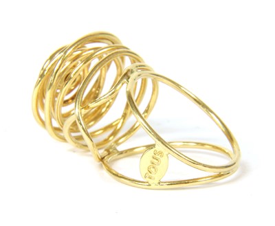 Lot 84 - An 18ct gold diamond ring by Tous