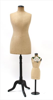Lot 1182 - Two mannequins