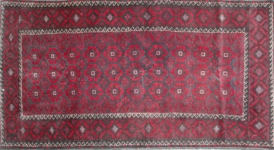 Lot 751 - A Central Persian rug, / A Turkoman runner
