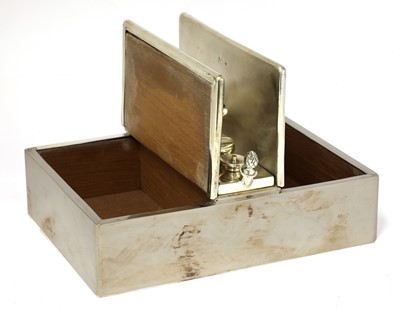 Lot 73 - A Victorian silver cigar box