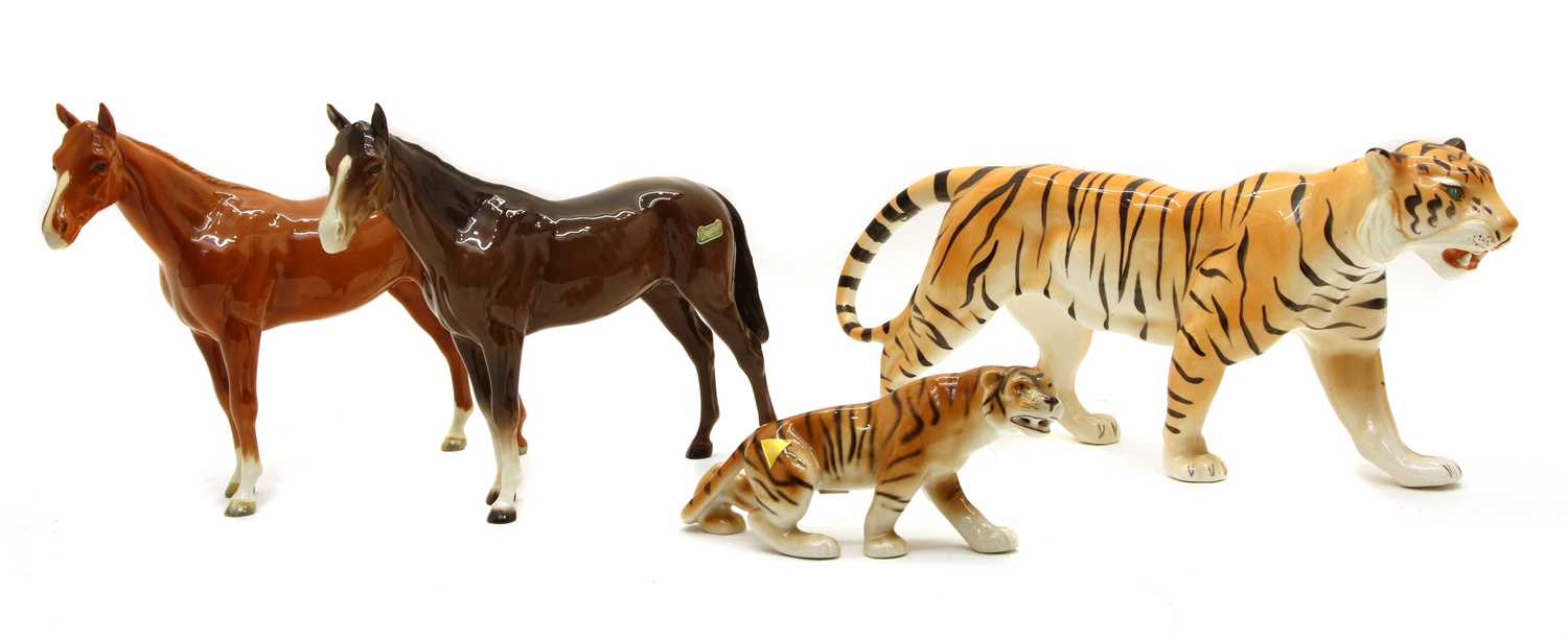 Lot 424 - A collection of German Karl Ens porcelain figures