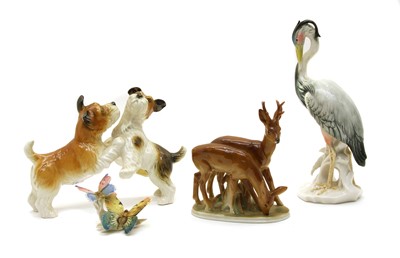 Lot 424 - A collection of German Karl Ens porcelain figures