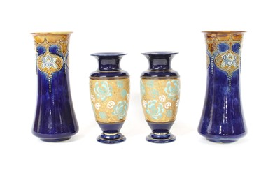 Lot 151 - A pair of Royal Doulton vases