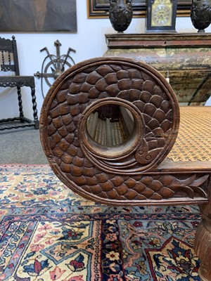 Lot 208 - An Anglo-Indian rosewood daybed