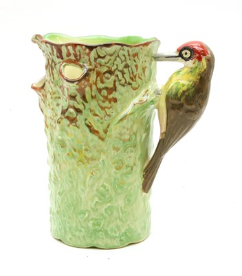 Lot 188 - A mid- century Wetherby green Woodpecker jug