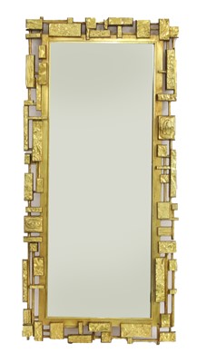 Lot 428 - A Syroco brutalist wall mirror