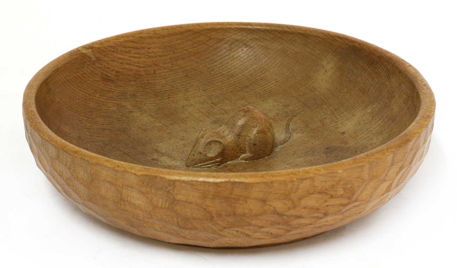 Lot 270 - A Robert 'Mouseman' Thompson oak fruit bowl