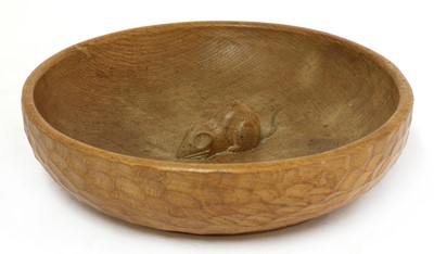 Lot 270 - A Robert 'Mouseman' Thompson oak fruit bowl