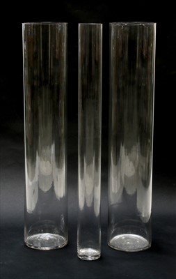 Lot 1227 - Three large glass vases