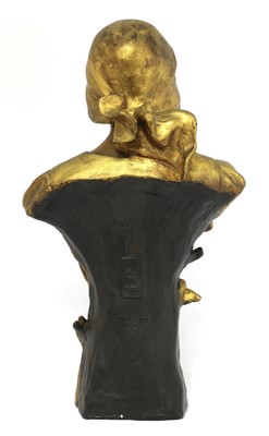 Lot 81 - A Goldscheider terracotta bust of Ruth