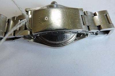 Lot 527 - A gentlemen's stainless steel Rolex 'Oyster Perpetual Date 1500' automatic bracelet watch