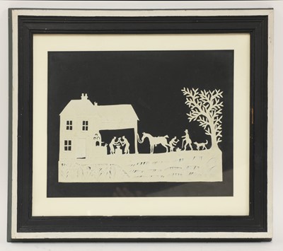 Lot 481A - An American paper cut-out