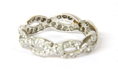 Lot 67 - A white gold diamond ring